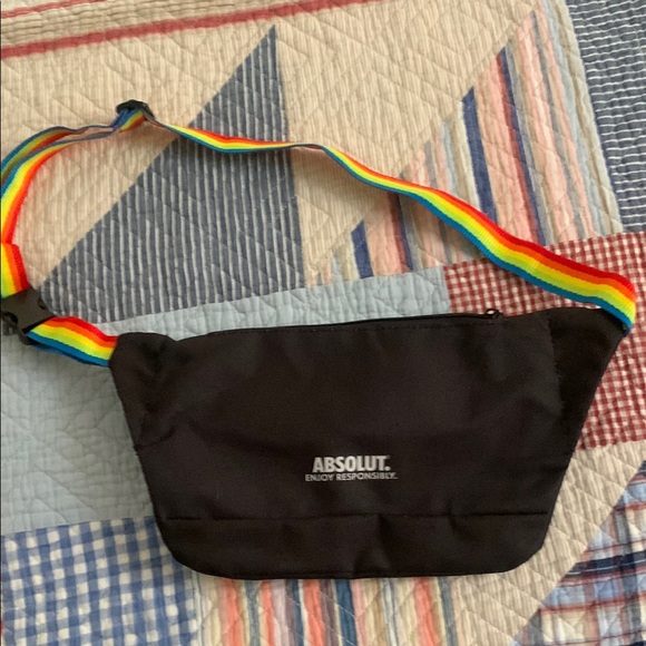 Urban Outfitters Black and Red Belt Bag - Picture 5 of 5